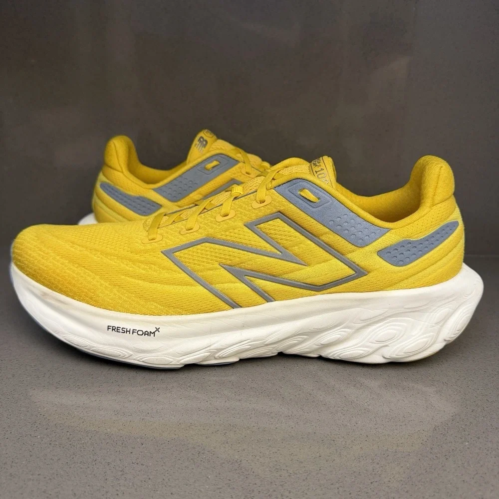 New Balance Fresh Foam X 1080v13 Mens 16 2E Wide Yellow Running Shoes M108013Z